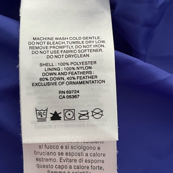 Columbia Down Filled Bunting Snowsuit 12 month - Picture 3 of 3